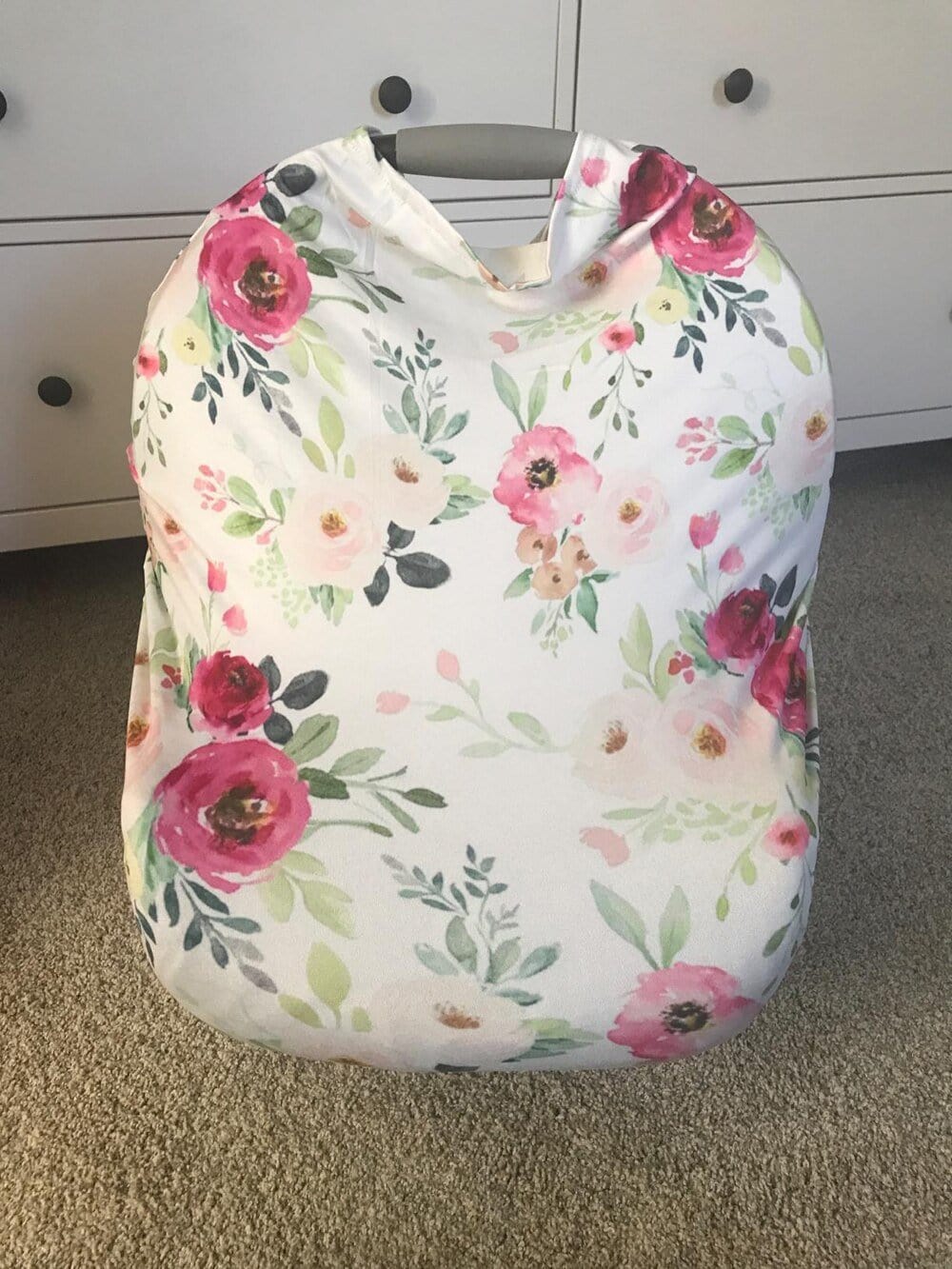 Stretchy Multi-Use Nursing Cover for Breastfeeding Privacy & Infant Car Seat Canopy