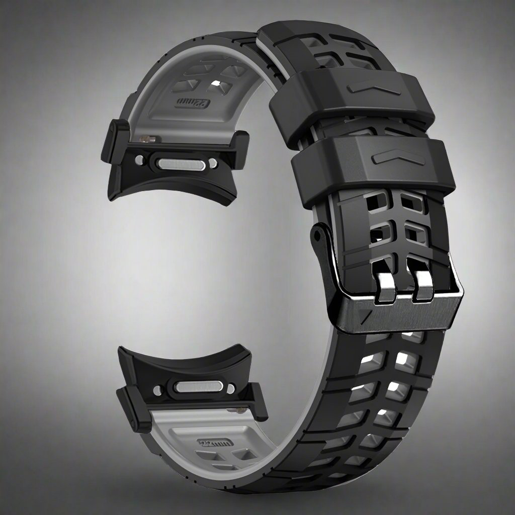 Flexible Silicone Galaxy Watch Ultra Band – Sport Strap for 47mm Ultra, Ultra 2 & 2025 Models – Adjustable Buckle Replacement Wristband