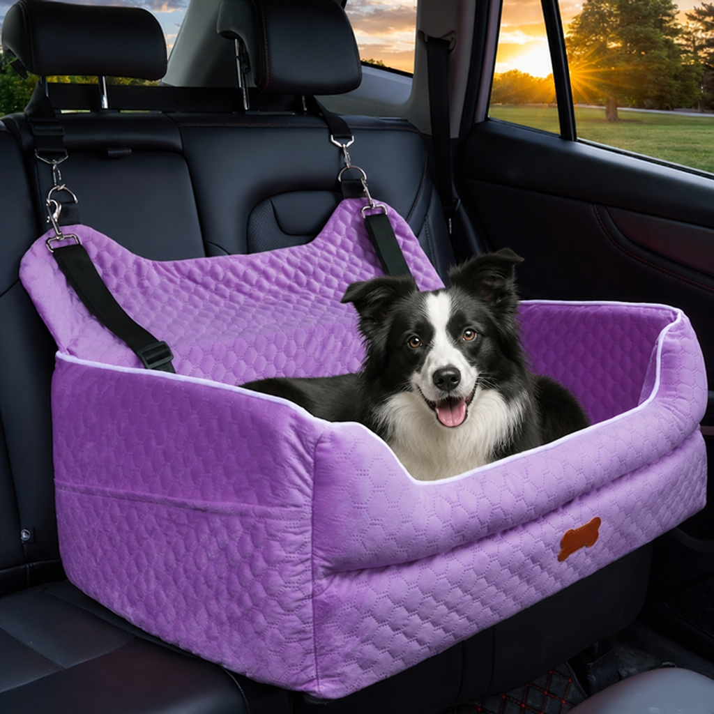Ortekor Thick Padded Dog Booster Seat (Removable & Washable Cover)