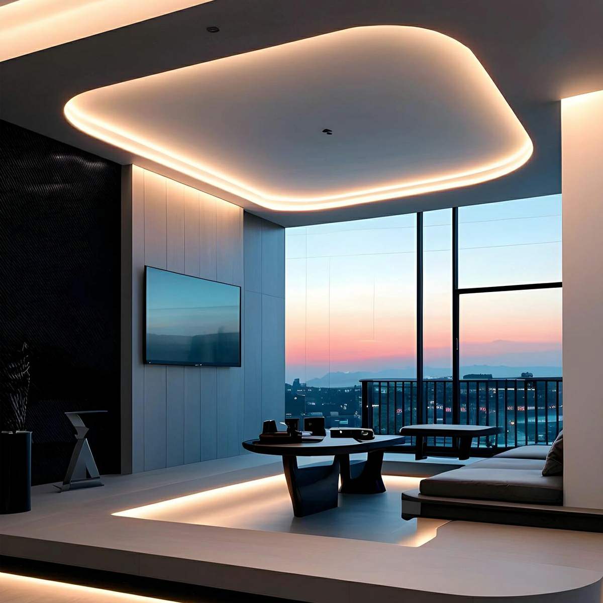 24V LED Strip Light Waterproof, Outdoor LED Strip Light for Recessed Installation, LED Tape Light for Patio Lighting