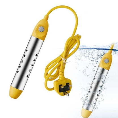 Submersible Heating Element for Buckets & Tubs – 2500W Portable Water Warmer with Auto Shutoff for Camping, Home & Travel