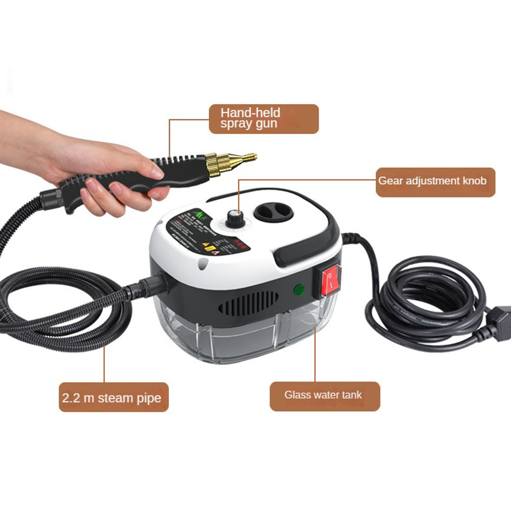 High Pressure Steam Cleaner for Home, Chemical Free Kitchen Steam Cleaner with 6 Settings for Extractor Hoods and AC