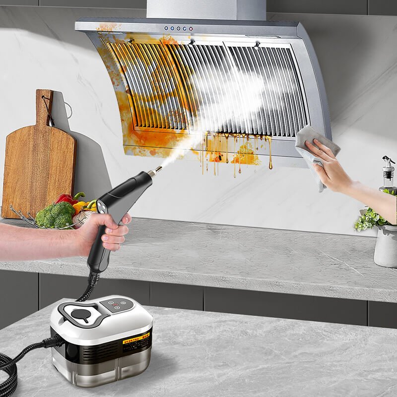 High-Power Electric Steam Cleaning Machine for Home & Auto | 2500W Handheld Steam Cleaner with Attachments | Multi-Surface Sanitizing Tool
