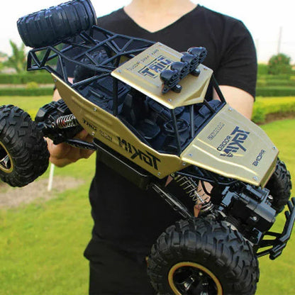 Remote Control Off-Road Racing Truck 4WD All-Terrain Crawler for Kids 1:12 Scale 2.4GHz Wireless 260 ft Range High-Speed Climbing Vehicle