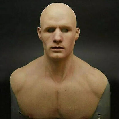 Full Face Character Mask for Adults – Natural Latex Costume Headpiece for Halloween, Theater & Cosplay Events