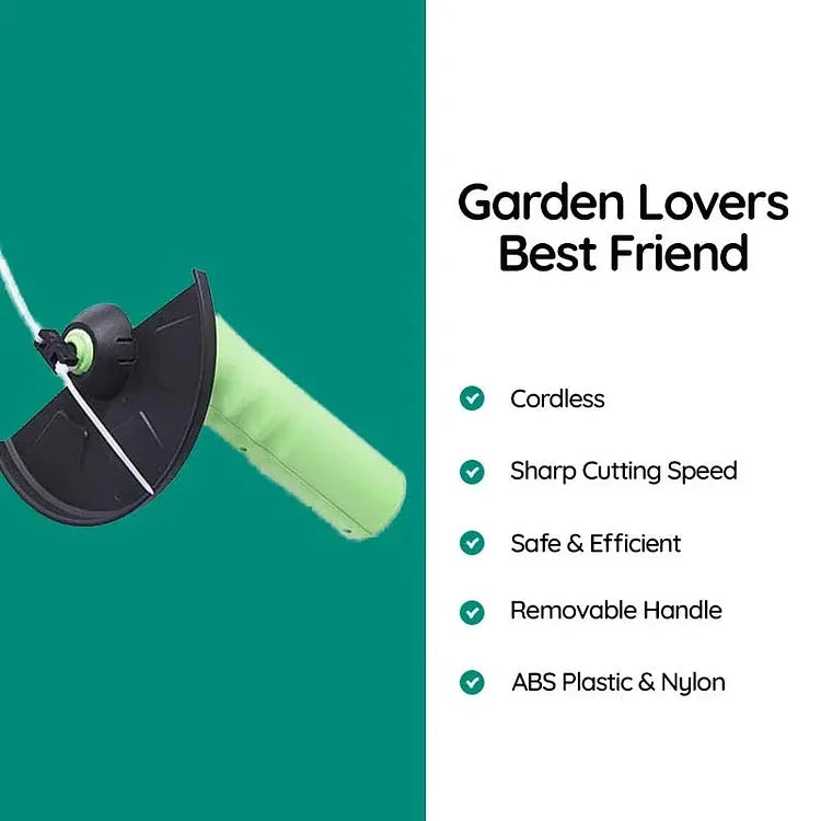 Battery-Powered Handheld Grass Trimmer – Cordless Lawn Edger for Yard Edges, Fences & Garden Beds – Lightweight Portable Weed Whacker