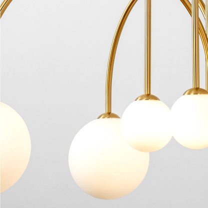 Swallow-Inspired G9 Pendant Light with Adjustable Chain, Metal & Glass Shades for Dining Room, Bedroom & Living Room Overhead Lighting