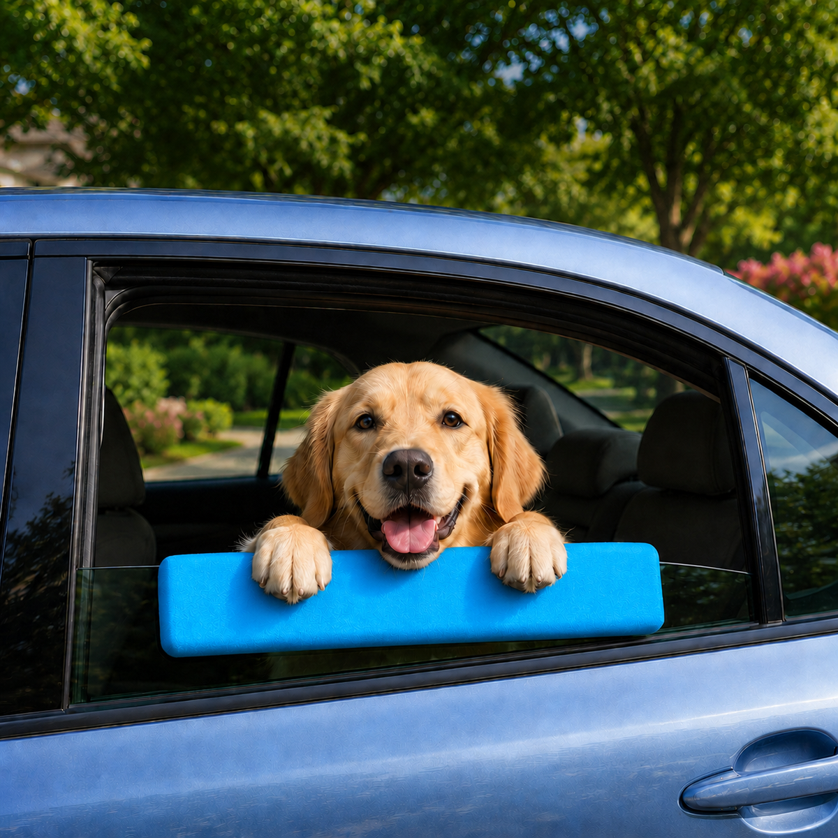 Ortekor Dog Car Window Chin Rest Cushion - Soft Door-Edge Pillow for Road Trips & Daily Rides