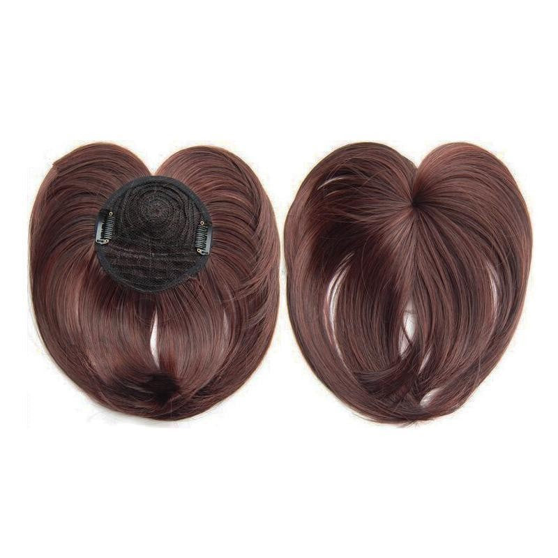 Human Hair Crown Topper Clip-In Hairpiece for Thinning Hair and Hair Loss Coverage Women's