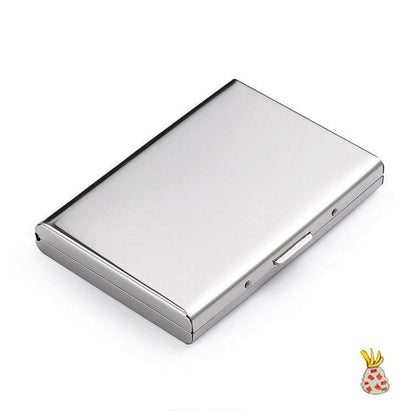 Slim Metal Card Holder with RFID Blocking Technology for Credit Cards & Cash