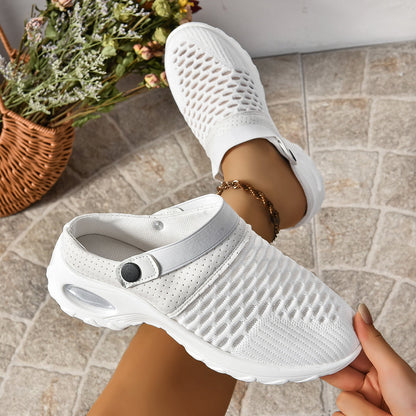 Women's Supportive Slip-On Sneakers with Air Cushion Sole for All-Day Relief & Posture Alignment | Lightweight Footwear for Work, Walking