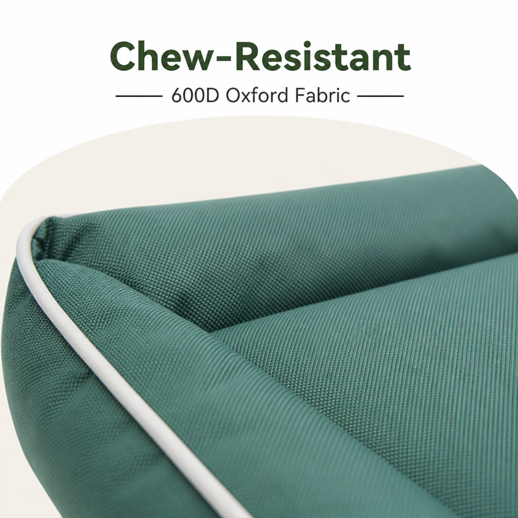 Ortekor Chew-Resistant 600D Oxford Dog Bed