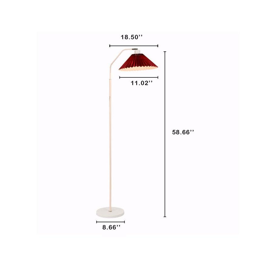 Adjustable Standing Lamp for Living Room & Bedroom 58.7 in Tall Metal Frame Black Finish E26 Socket 3 Light Temperatures LED Compatible Home