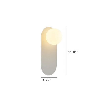 G9 Hardwired Wall Sconce Metal Glass 12 Inch Vertical Fixture Bedroom Hallway Indoor Lighting White Black for Modern Interiors