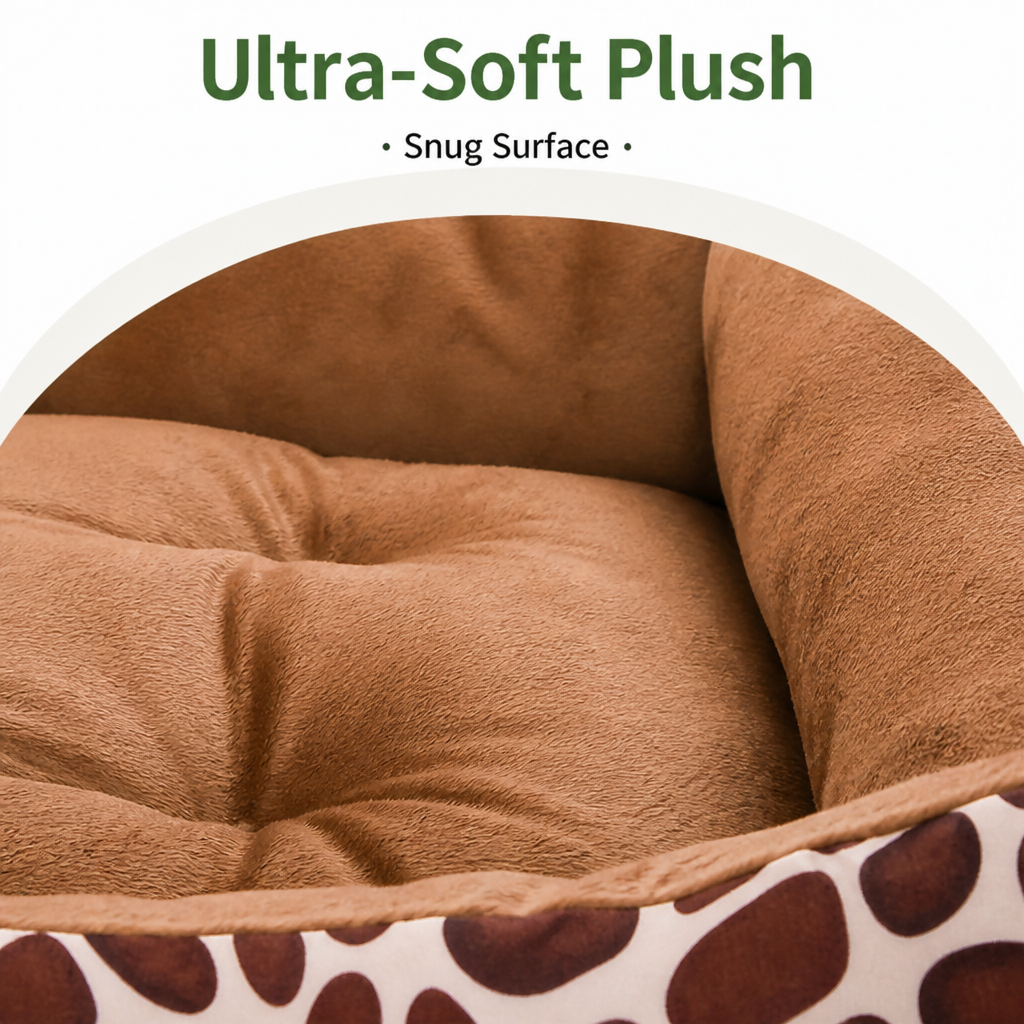 Ortekor Plush Polyester Dog Bed (Multiple Sizes)