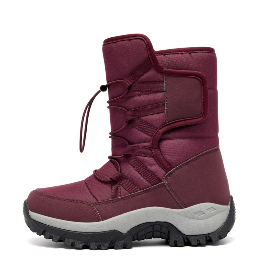Women's Insulated Waterproof Winter Boots with Plush Lining – Slip-Resistant Platform Ankle Boots for Snow & Ice