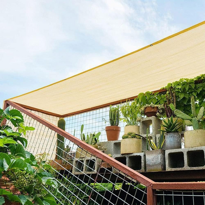 Outdoor Sun Shade Sail | High-Density Polyethylene Canopy with UV Protection | Versatile Shade Solution for Gardens and Patios