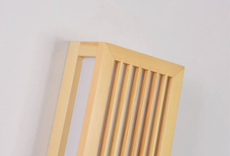 Wood Sconce Light 12 in Neutral Finish for Hallway Bedroom Entryway Ambient Low-Profile Fixture Energy-Saving Indoor Decor