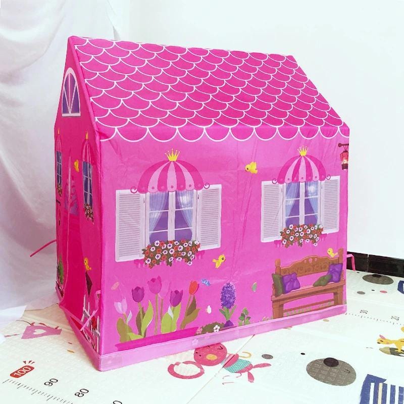 Kids Play Tent Castle Playhouse for Indoor & Outdoor – Pop-Up Hideaway Fort for Toddlers Girls Boys – Portable Lightweight Folding Cottage