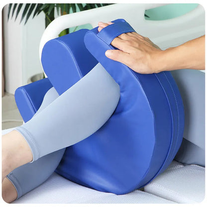 Positioning Wedge Cushion for Bedbound Patients – Caregiver Support Pillow with Handle for Mobility Assistance