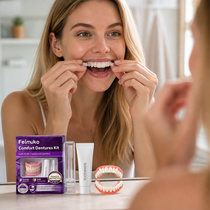 Custom-Moldable Comfort-Fit Snap-On Veneers Kit