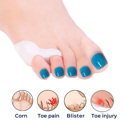 Orthopedic Toe Separators for Bunion Relief, Hammertoe & Crooked Toe Alignment – Soft Gel Spacers for Pinky Toe Pain | Comfortable Foot Supp