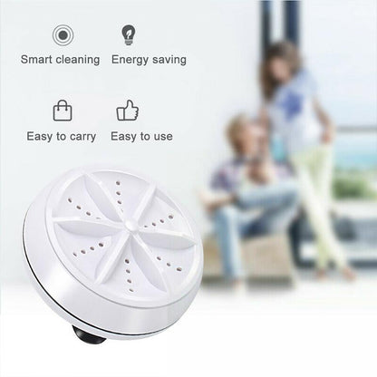 Compact USB-Powered Ultrasonic Cleaning Device for Dishes Glasses Jewelry & Produce 10W 5V Travel-Friendly Bowl Scrubber