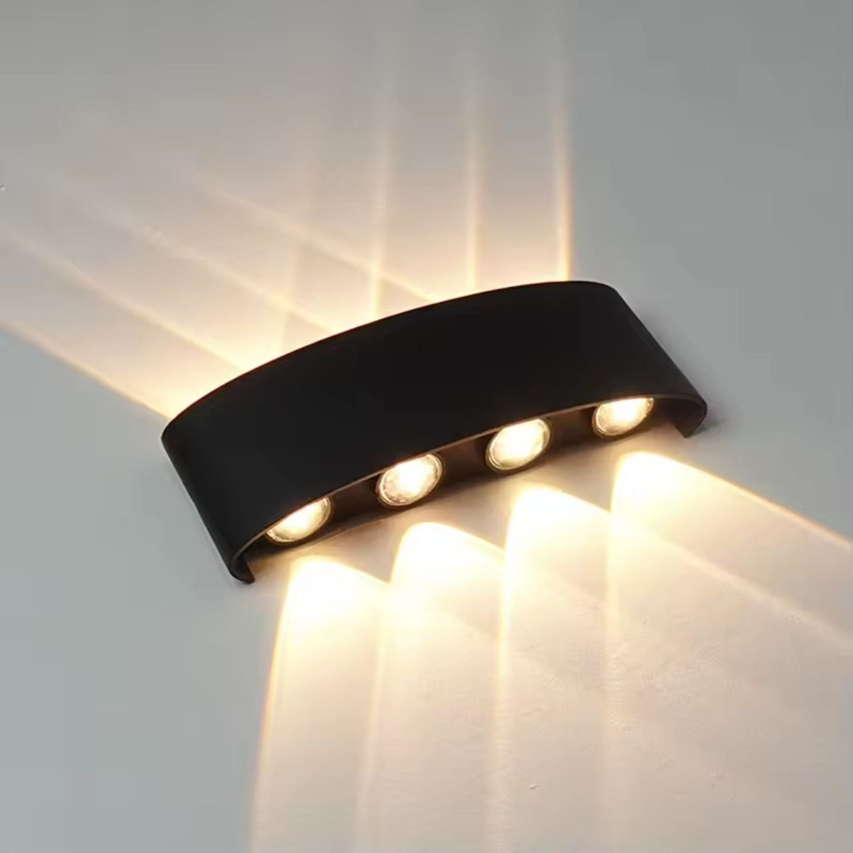 Modern LED Wall Sconce for Indoor & Outdoor Use – Sleek IP65 Weatherproof Fixture in White or Black Finish