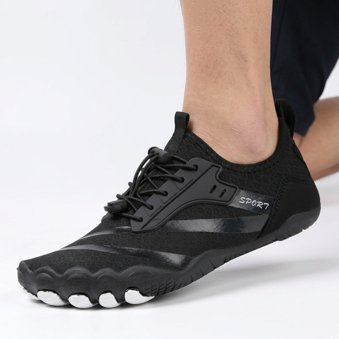 Barefoot Athletic Sneakers – Flexible Sole, Quick-Dry Mesh, Non-Slip Grip for Running & Water Sports