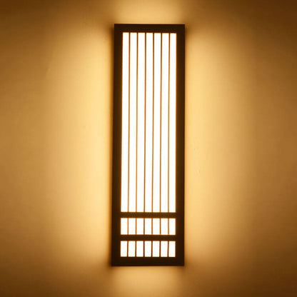 Wood Sconce Light 12 in Neutral Finish for Hallway Bedroom Entryway Ambient Low-Profile Fixture Energy-Saving Indoor Decor