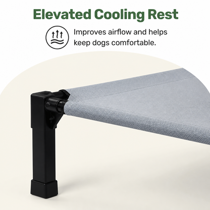 Ortekor Elevated Cooling Portable Nylon Dog Cot