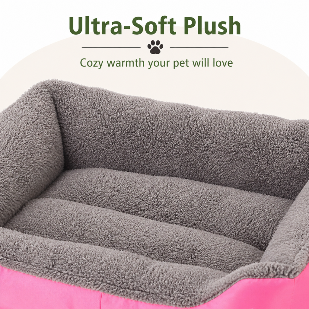 Ortekor Warm Plush & Washable Dog Bed