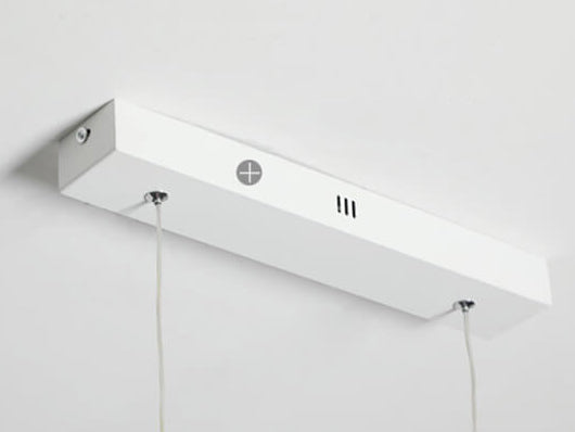 Sleek Rectangular LED Pendant Light with Integrated Lighting for Dining Room & Kitchen