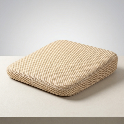 Elevated Car Seat Cushion with Airflow Honeycomb Design for Driver Comfort & Posture Support
