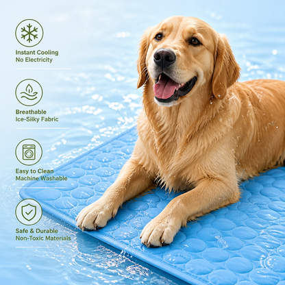 Ortekor Ice-Silky Breathable & Non-Electric Dog Cooling Pad