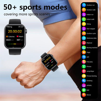 Health Tracking Smartwatch – Heart Rate, Blood Pressure, Oxygen & Sleep Monitor – Waterproof Fitness Watch with Bluetooth Calling & 50+