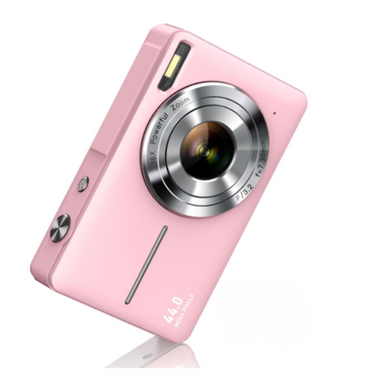 Retro Point-and-Shoot Camera with 1080p Recording & Large Display Screen for Snapshots, Events, Vacations