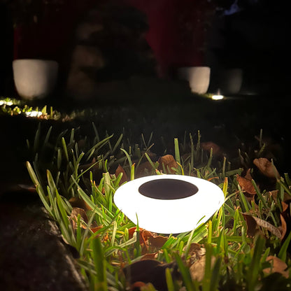 Solar Ground Lights for Pathways & Lawns – Weather-Resistant LED In-Ground Garden Markers, Auto On/Off Dusk Sensor