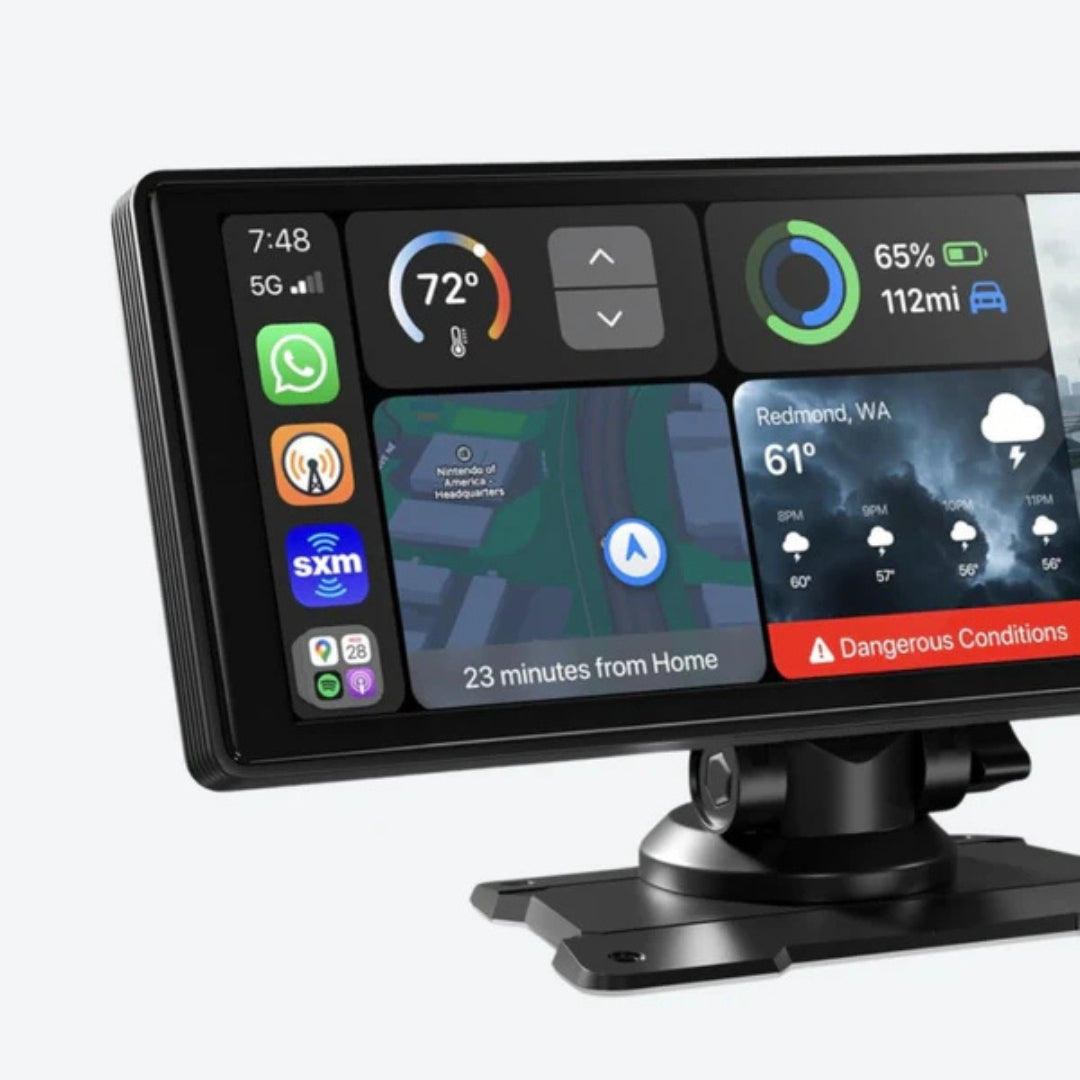 Wireless Car Tablet with Touchscreen & Navigation | Compact Entertainment Hub for Seamless Connectivity