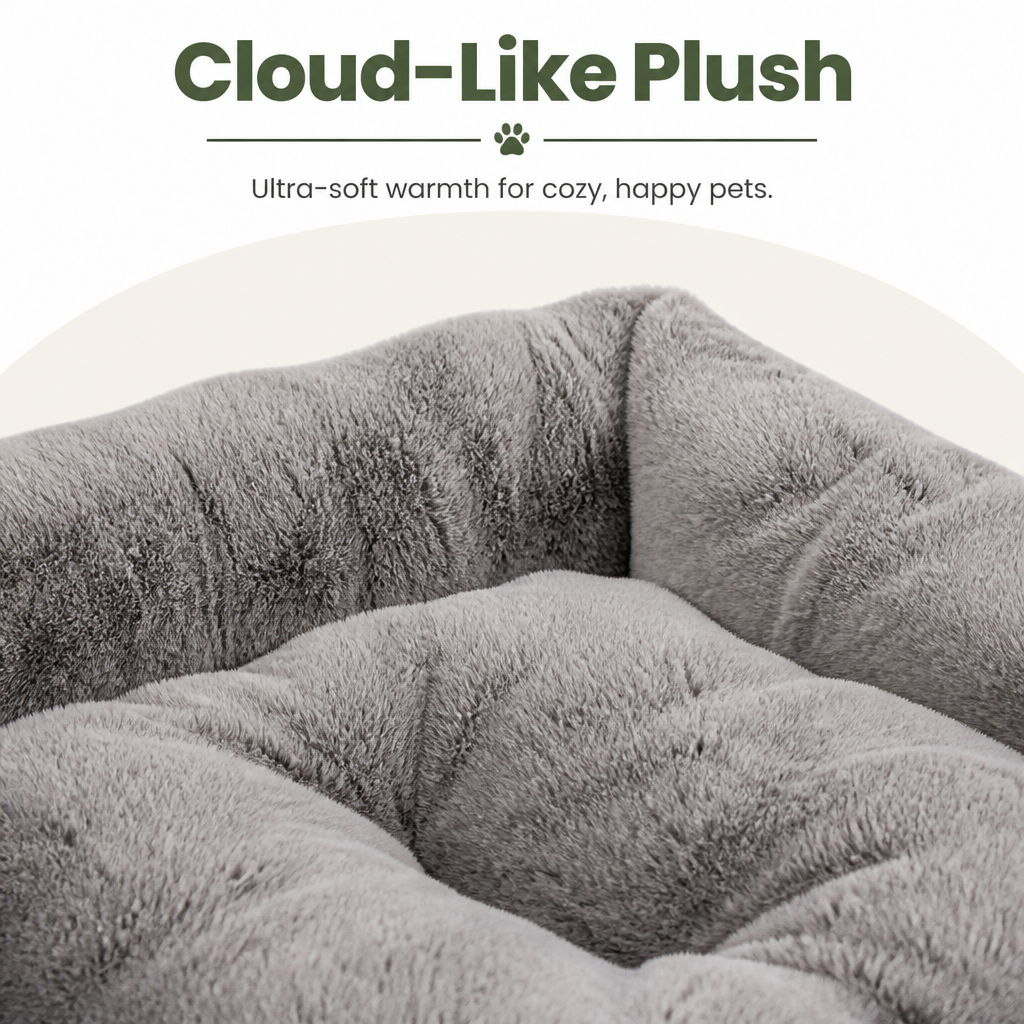 Ortekor Ultra-Soft Plush & Thick Cushion Pet Bed