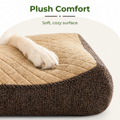 Ortekor Orthopedic Memory Foam Dog Bed (Machine-Washable Cover)