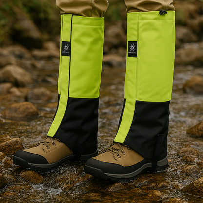 Waterproof Leg Gaiters for Winter Hiking & Snowshoeing – Insulated Snow Guards