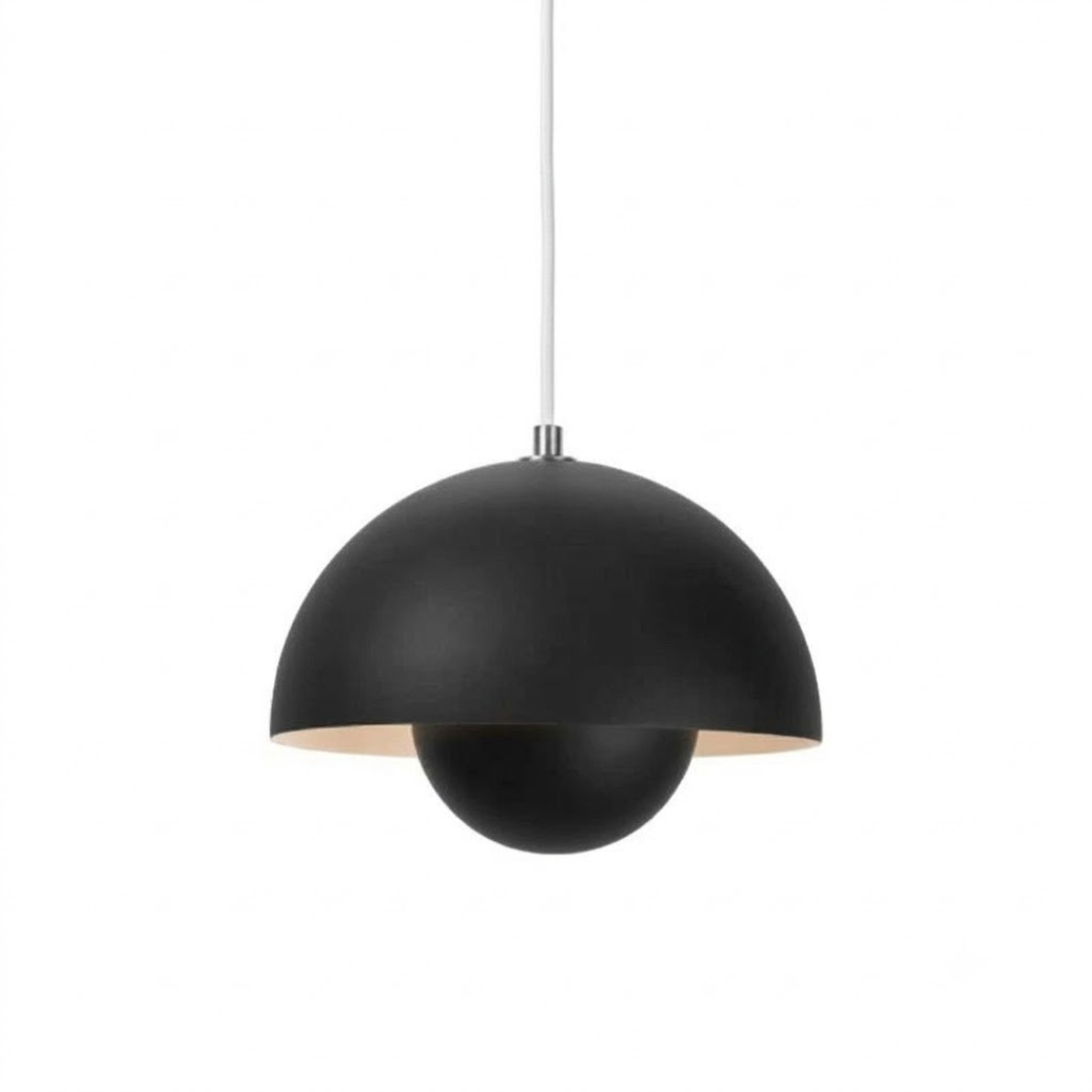 Hanging Planter Light Fixture with Built-In Pot for Indoor Plants & Modern Scandinavian Farmhouse Decor