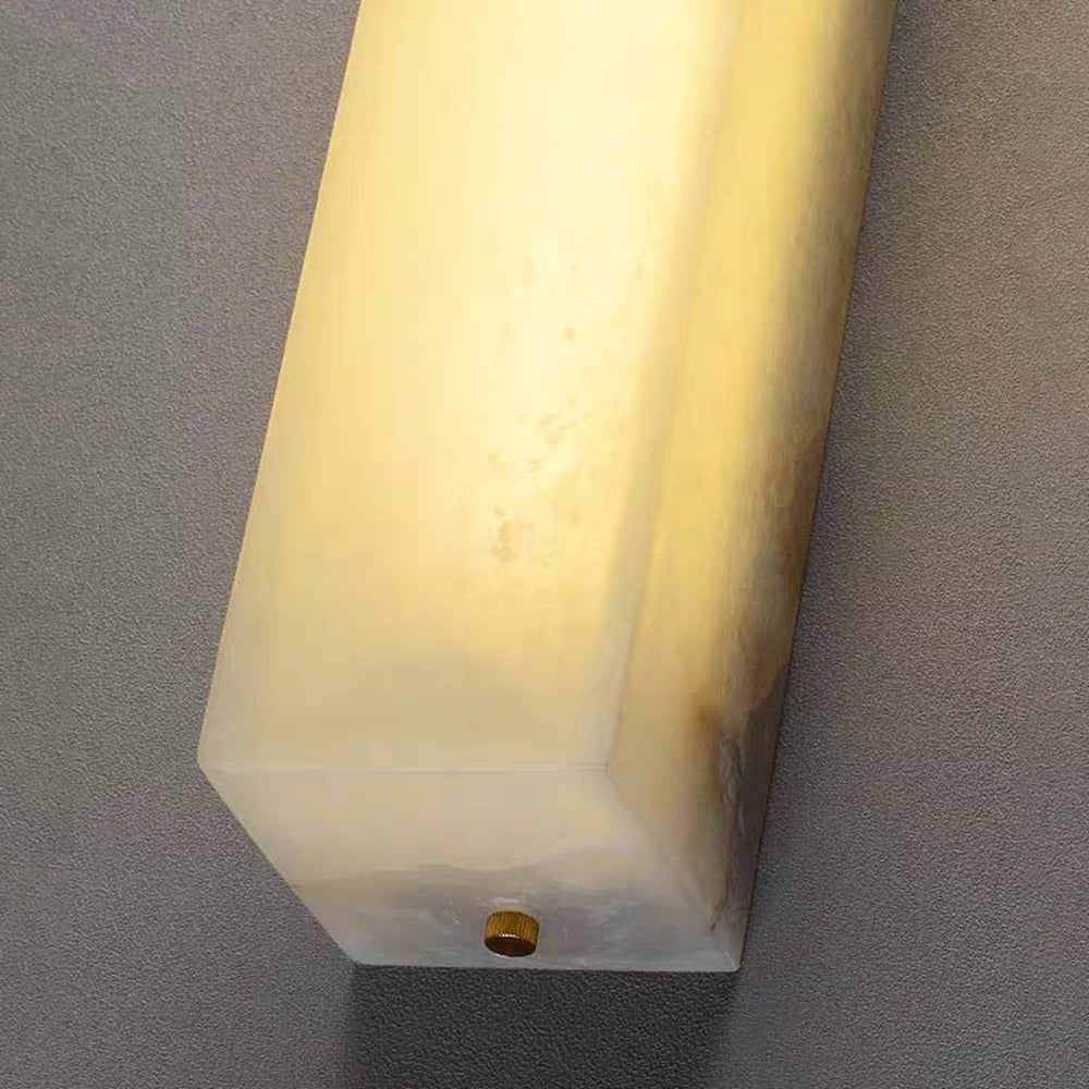 Outdoor LED Sconce Resin Vertical Design 24 in Weatherproof Patio Entry Porch Fixture Modern Exterior Lighting for Home Walkways