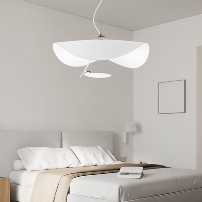 Modern LED Overhead Fixture 17W Metal Hanging Light Black White Gold for Kitchen Dining Room Bedroom Ceiling Mounted