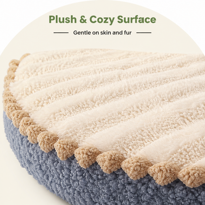 Ortekor Removable Mattress & Memory Foam Round Pet Bed