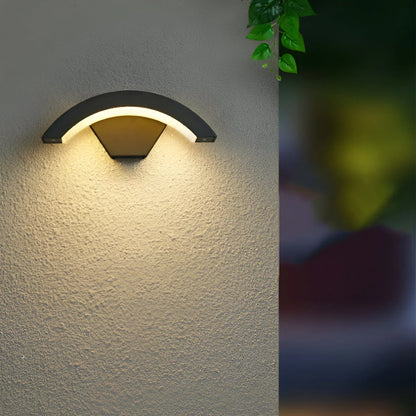 Outdoor Security Light with Motion Sensor | Weather-Resistant LED Wall Sconce for Porch, Patio & Entryway | 18W Automatic Dusk-to-Dawn