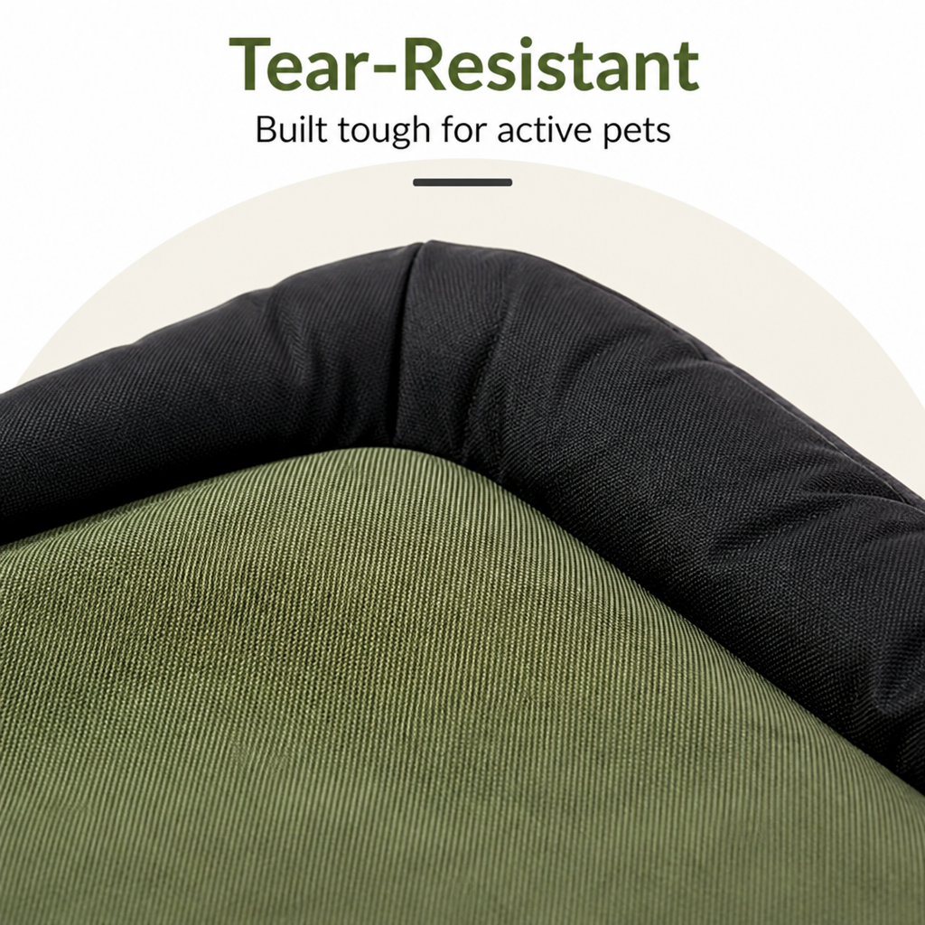 Ortekor Tear-Resistant Polyester All-Season Dog Bed