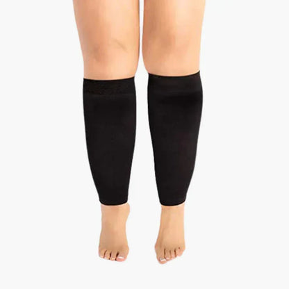 Open-Toe Compression Leg Sleeves for Circulation Support & Swelling Relief, Breathable Graduated Pressure for Varicose Veins, Edema