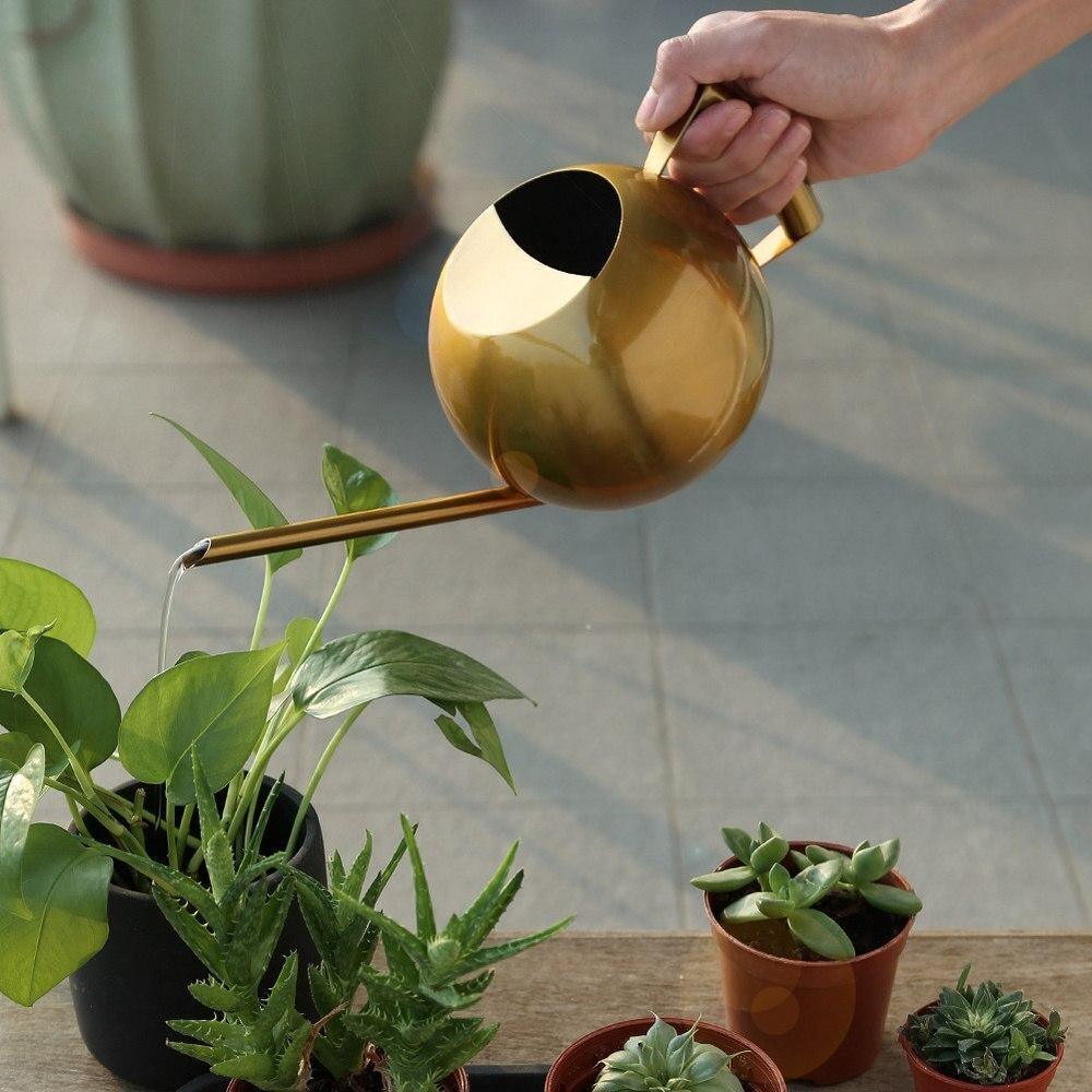 Round Flexible Stainless Steel Watering Can